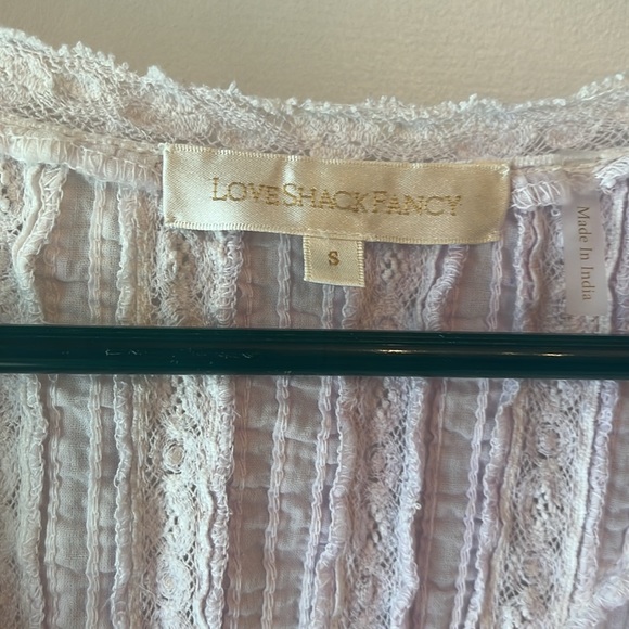 Love Shack Fancy tiered ruffle mini dress - Picture 3 of 14